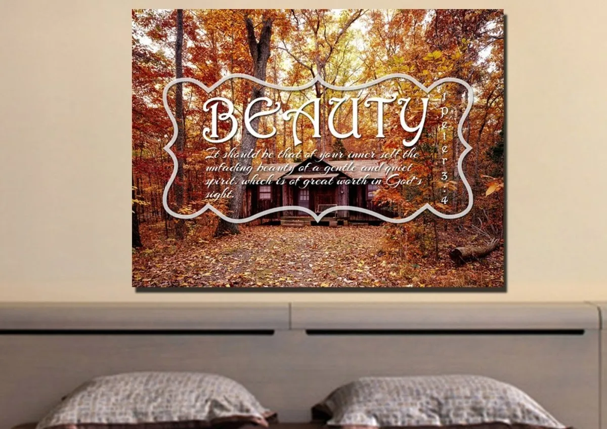 1 Peter 34 Canvas Wall Art Print - Christian Canvas Wall Art