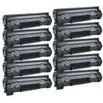 10 Pack HP CE278A Toner Cartridge,HP78A, Remanufactured Toner LaserJet 1536,1606