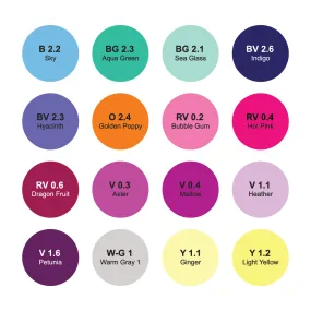 16 Color Collection 1, Brush Replacement Inks