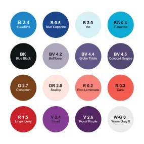 16 Color Collection 2, Brush Replacement Inks
