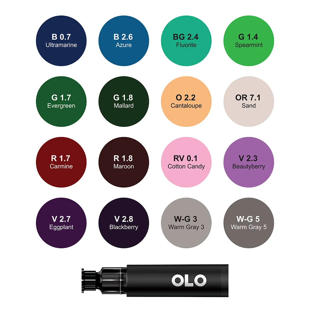 16 Color Collection 3, Brush Replacement Inks