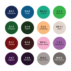 16 Color Collection 3, Chisel Replacement Inks