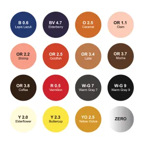 16 Color Collection 4, Chisel Replacement Inks