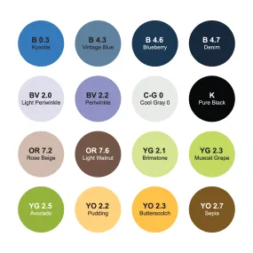 16 Color Collection 5, Chisel Replacement Inks