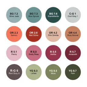 16 Color Collection 6, Brush Replacement Inks
