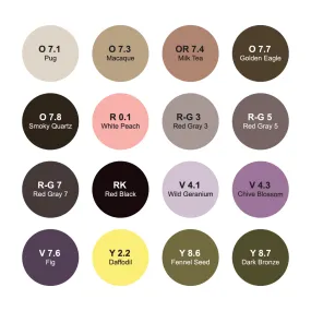 16 Color Collection 8, Chisel Replacement Inks