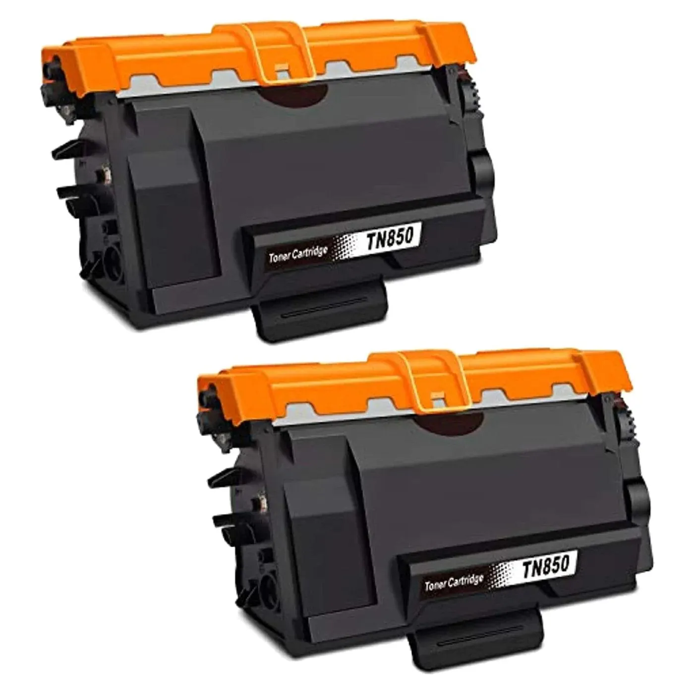 2-Pack Compatible Brother TN850 High Yield Black Toner Cartridge, 8,000 Pages