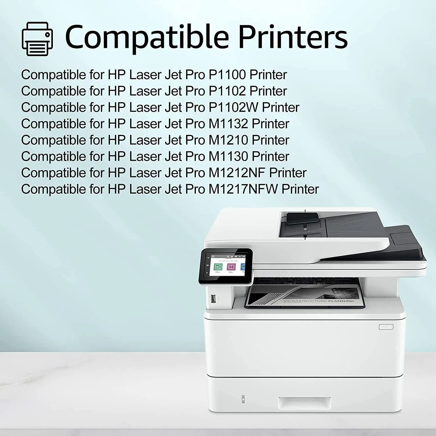 2 Pack HP CE285A Toner Cartridge,HP85A, Remanufactured Toner LaserJet P1102, LasrJet Pro