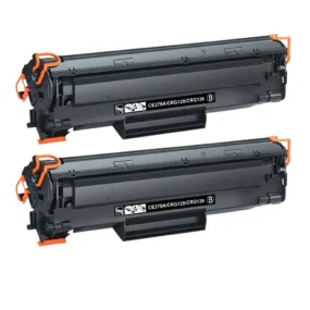 2PK Canon 128 Toner, Remanufactured Laser Toner Cartridge replacement for Canon Printers