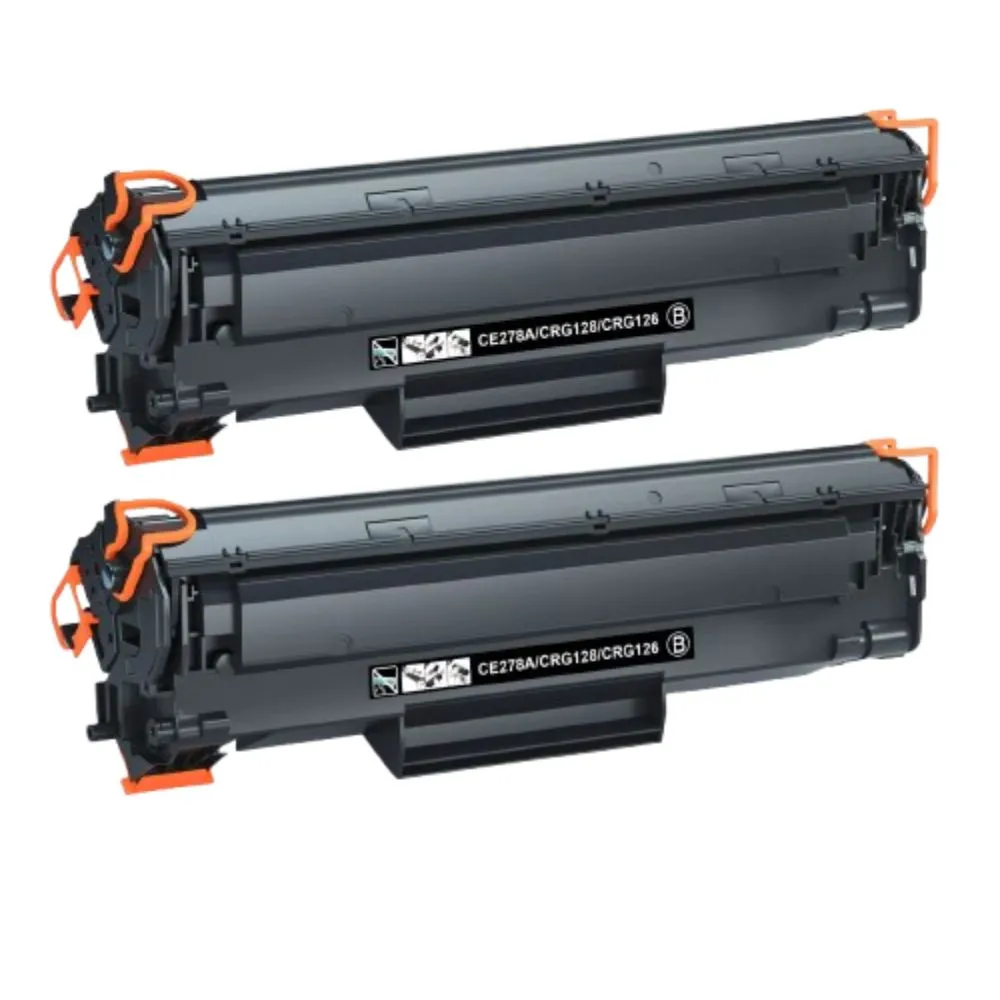 2PK Canon 128 Toner, Remanufactured Laser Toner Cartridge replacement for Canon Printers