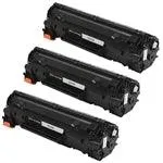 3 Pack HP CE278A Toner Cartridge,HP78A, Remanufactured Toner LaserJet 1536,1606