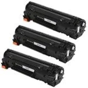 3 Pack HP CE278A Toner Cartridge,HP78A, Remanufactured Toner LaserJet 1536,1606