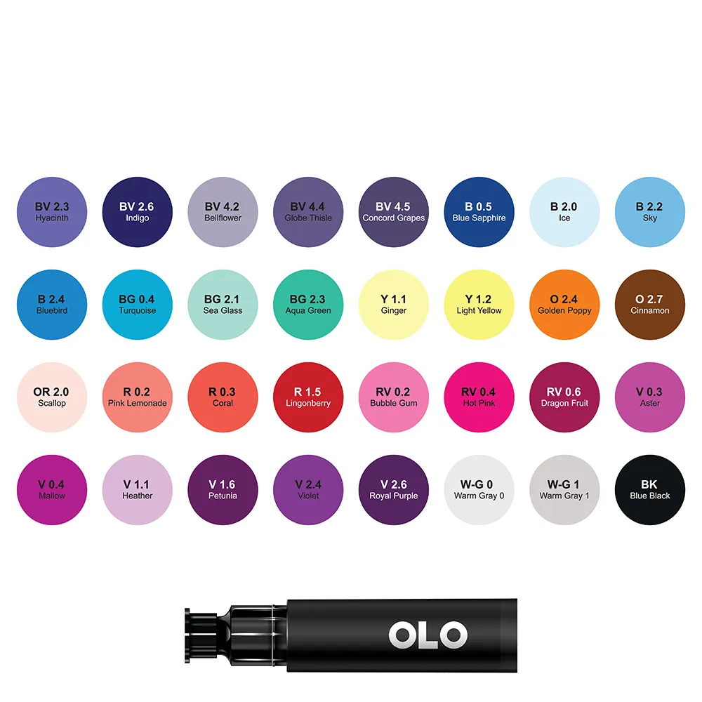 32 Color Collection 1, Brush Replacement Inks