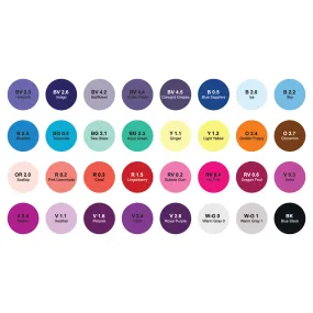 32 Color Collection 1, Chisel Replacement Inks