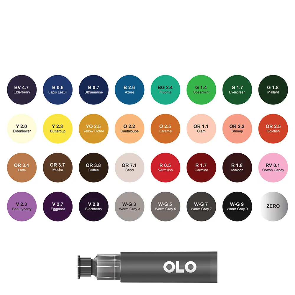 32 Color Collection 2, Chisel Replacement Inks
