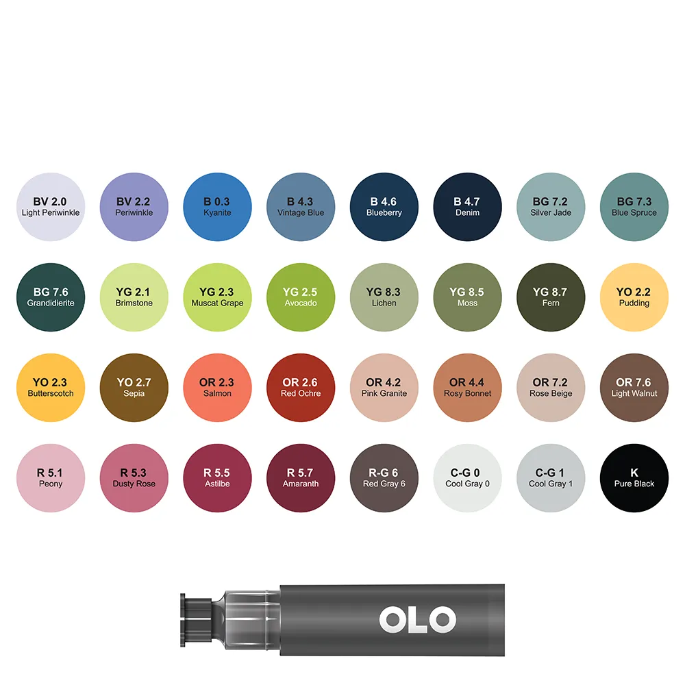 32 Color Collection 3, Chisel Replacement Inks