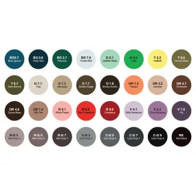 32 Color Collection 4, Chisel Replacement Inks