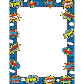 #37499 SUPERHERO COMPUTER PAPER