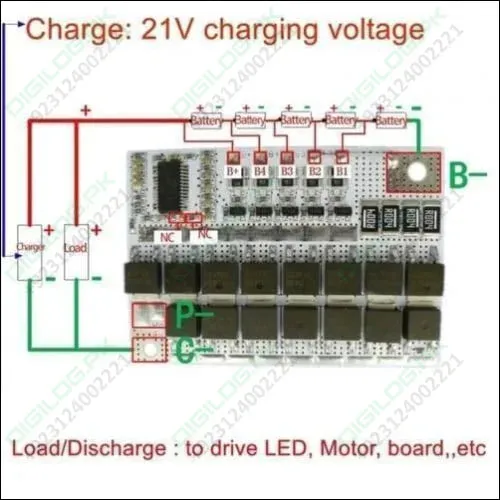 3s/4s/5s Bms 12v 16.8v 18v 3.2v 100a Bms For Lifepo4 Lithium Iron Phosphate Lithium Battery Protection Circuit Board Li-polymer Balance Charging