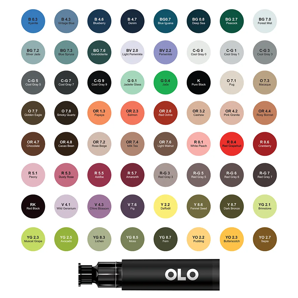 64 Color Collection 2, Brush Replacement Inks