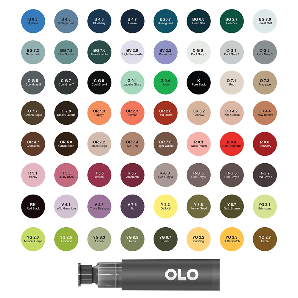 64 Color Collection 2, Chisel Replacement Inks