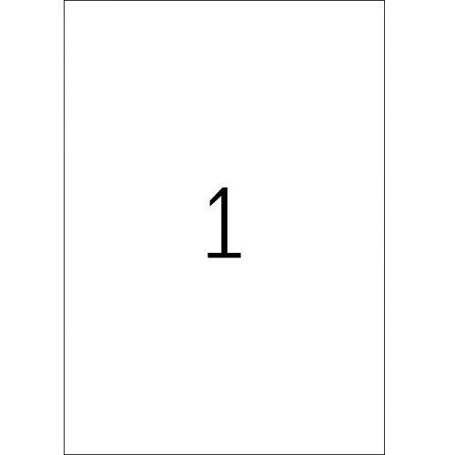 A4 Inkjet Glossy Label 210x297mm