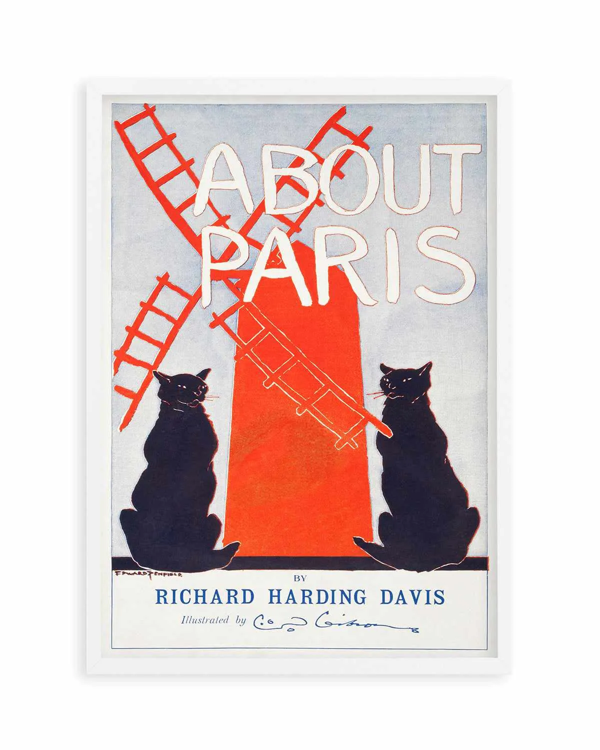 About Paris Vintage Poster Art Print