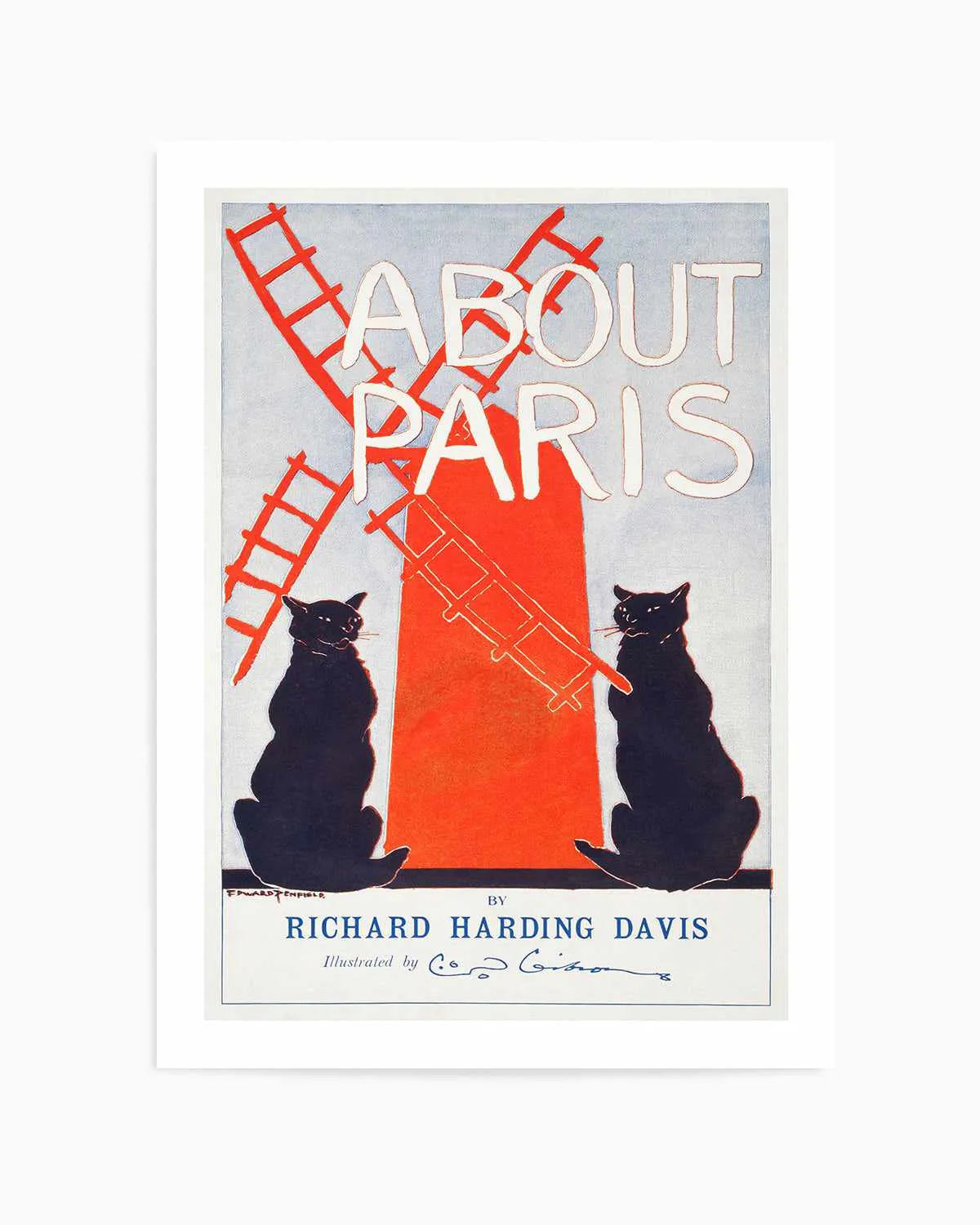 About Paris Vintage Poster Art Print