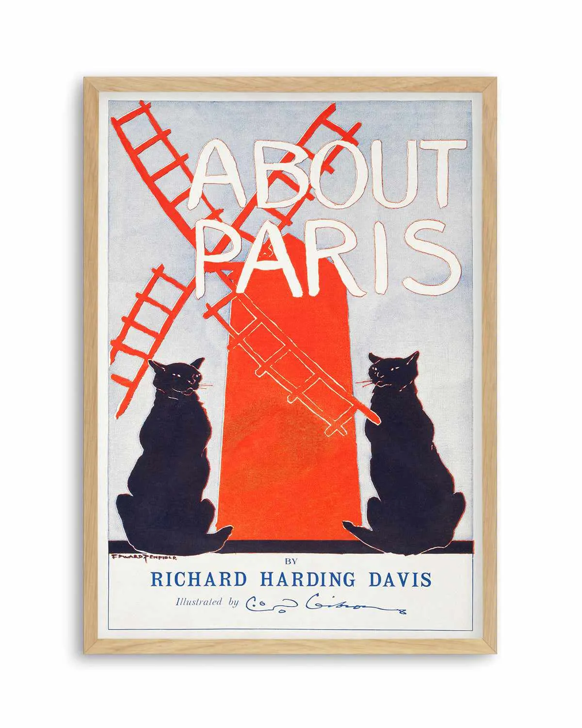 About Paris Vintage Poster Art Print