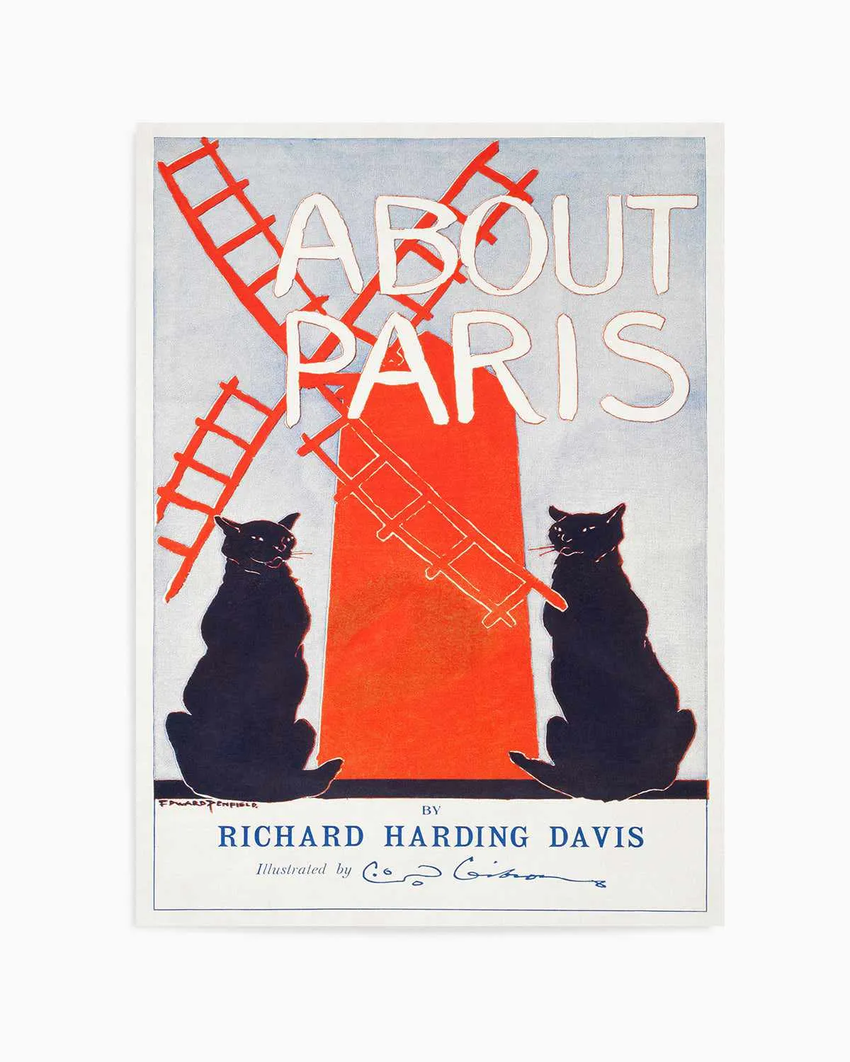 About Paris Vintage Poster Art Print