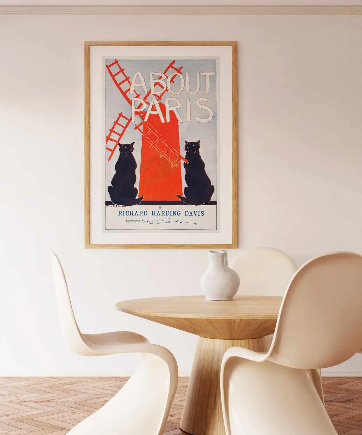 About Paris Vintage Poster Art Print