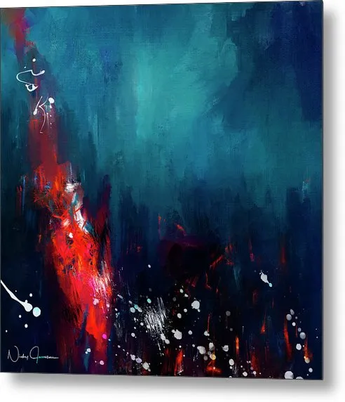 Abstract Lights - Metal Print
