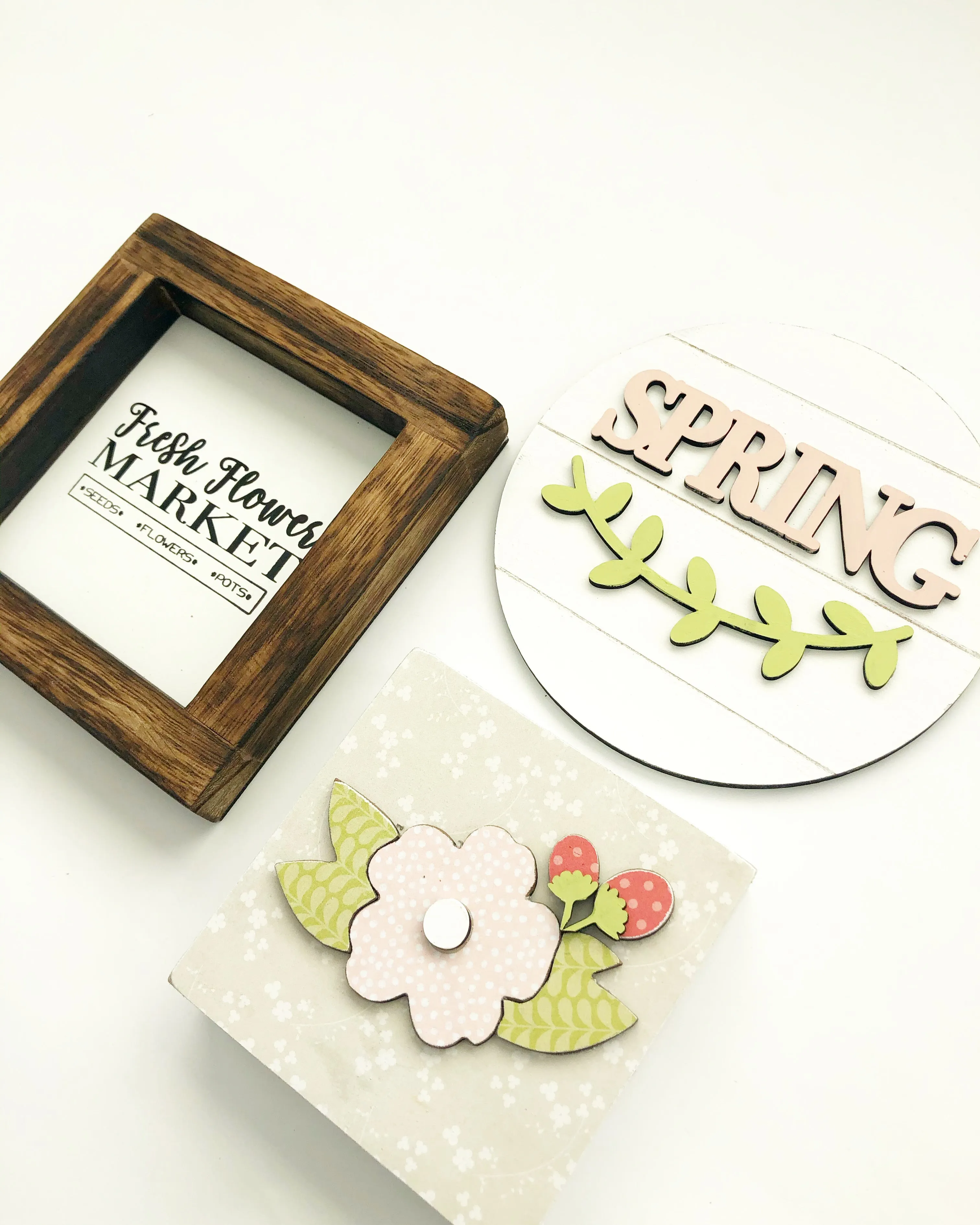 Accessory Tray Kit - April (Flower Market Frame, Spring, Flower)