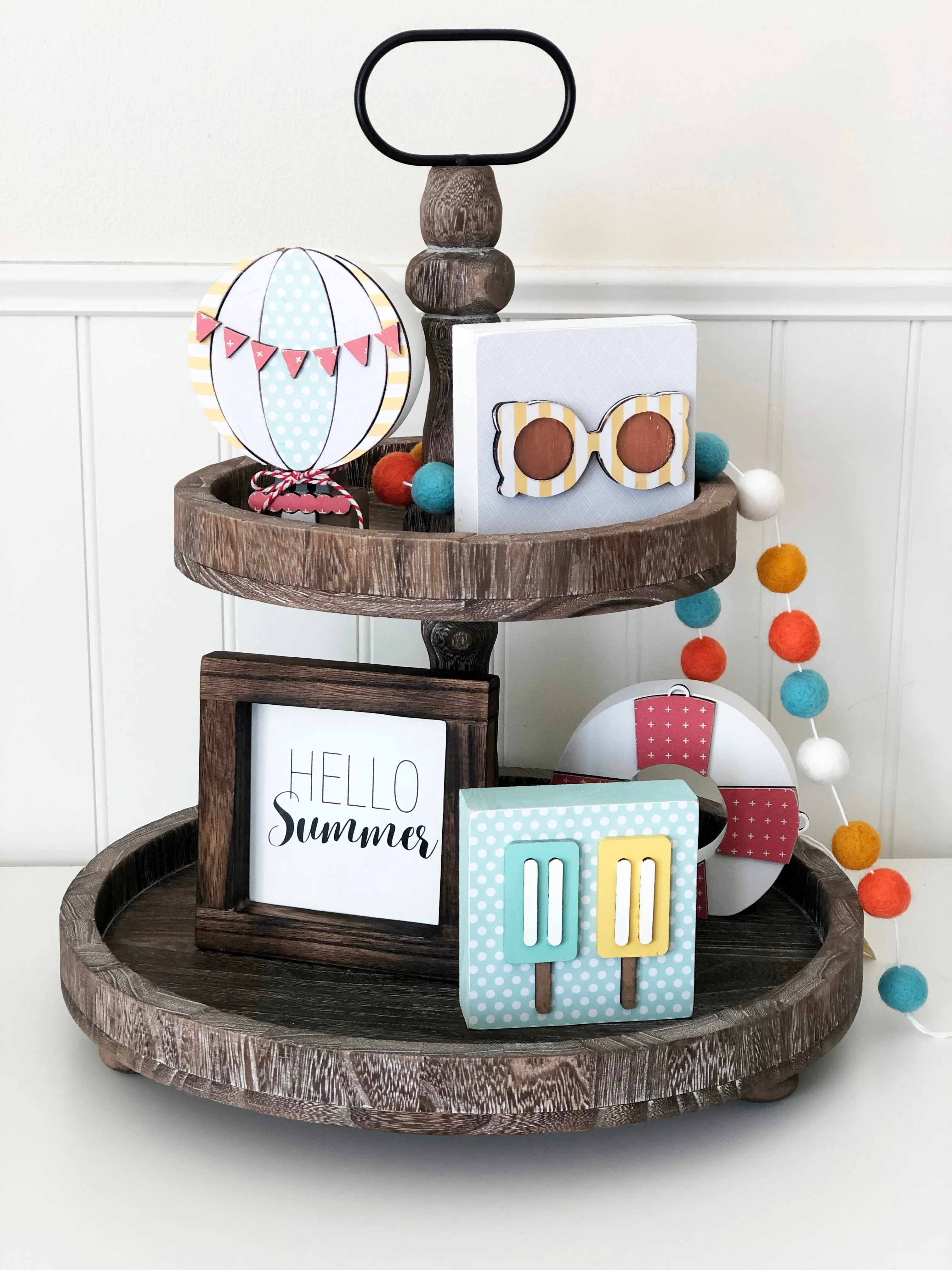 Accessory Tray Kit - June (Summer Frame, Popsicles, Sunglasses)