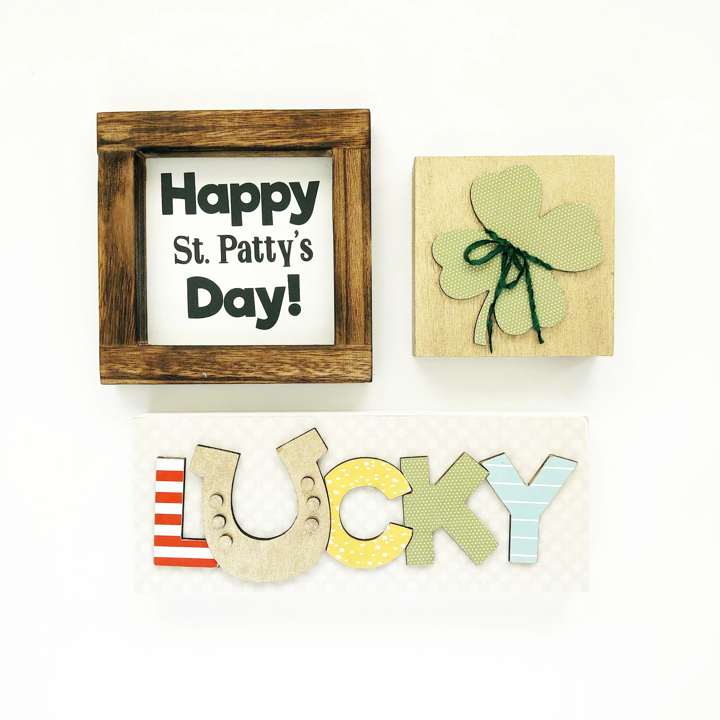 Accessory Tray Kit - March (SP Day in Frame, Clover, Lucky)