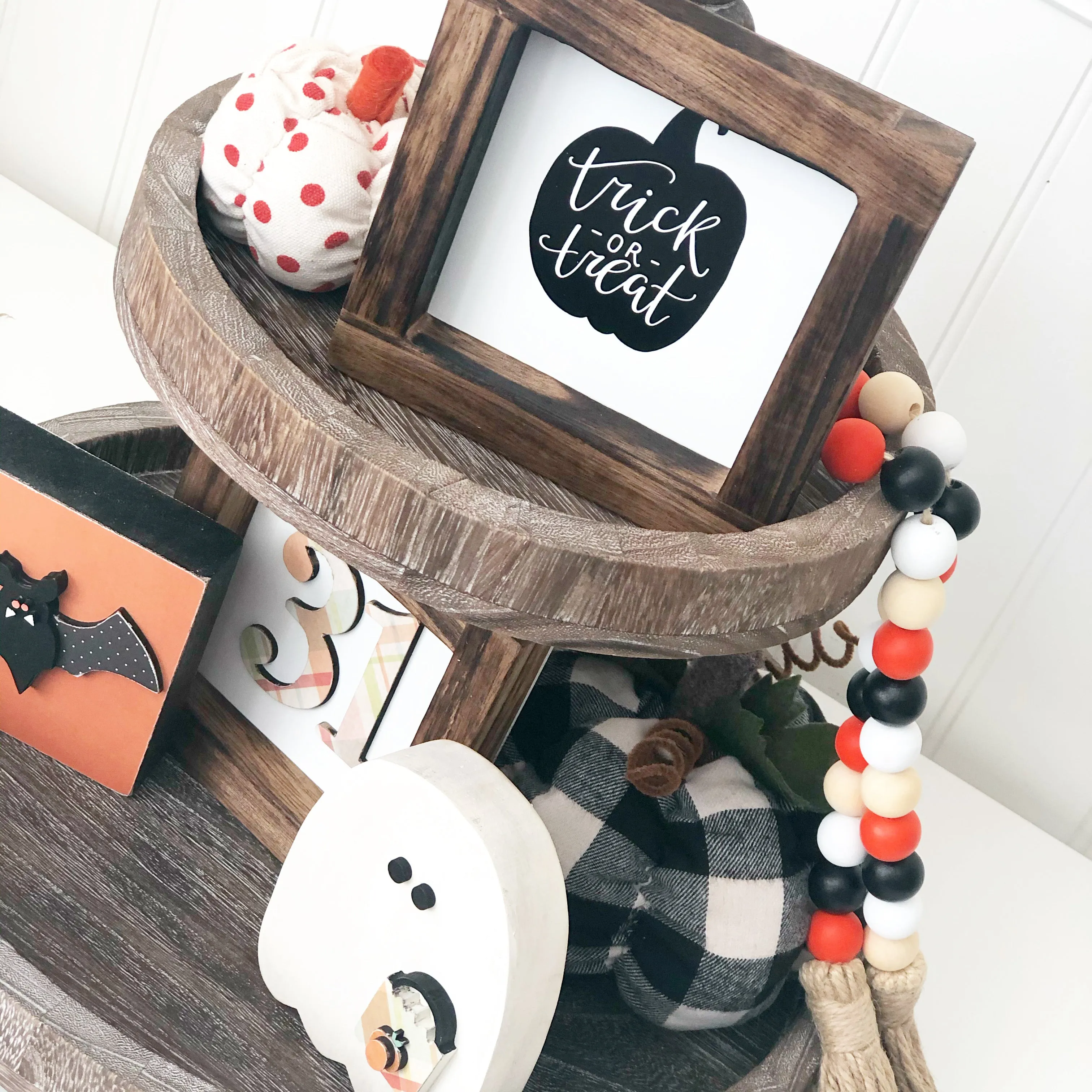 Accessory Tray Kit - October (Trick Frame, 31 Frame, Bat & Witch Hat)
