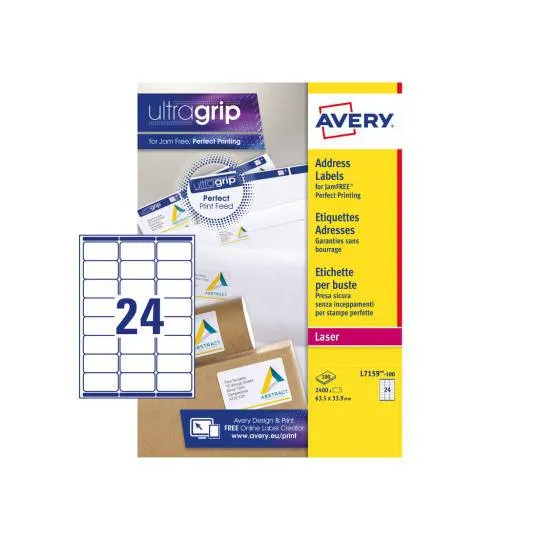 Address Labels 63.5 x 33.9 mm