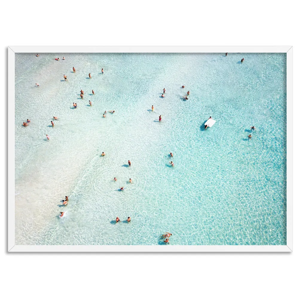 Aerial Summer Beach I - Art Print