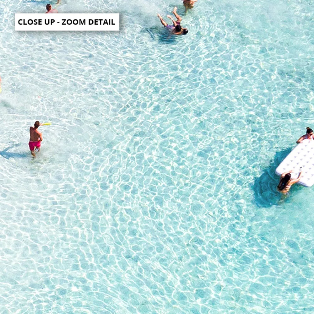 Aerial Summer Beach I - Art Print