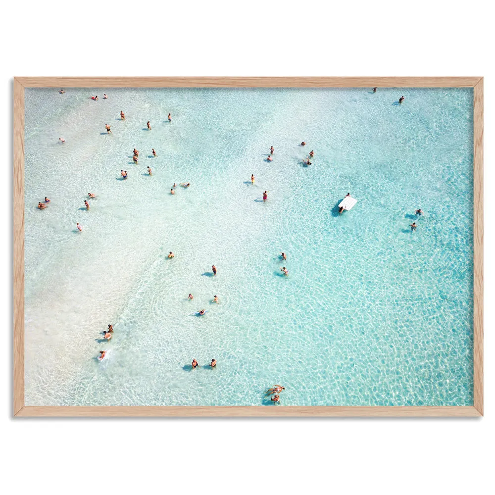 Aerial Summer Beach I - Art Print