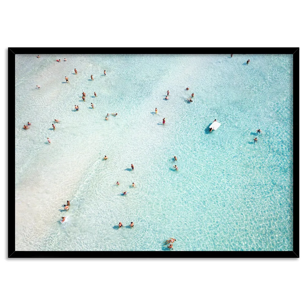 Aerial Summer Beach I - Art Print