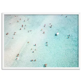 Aerial Summer Beach I - Art Print