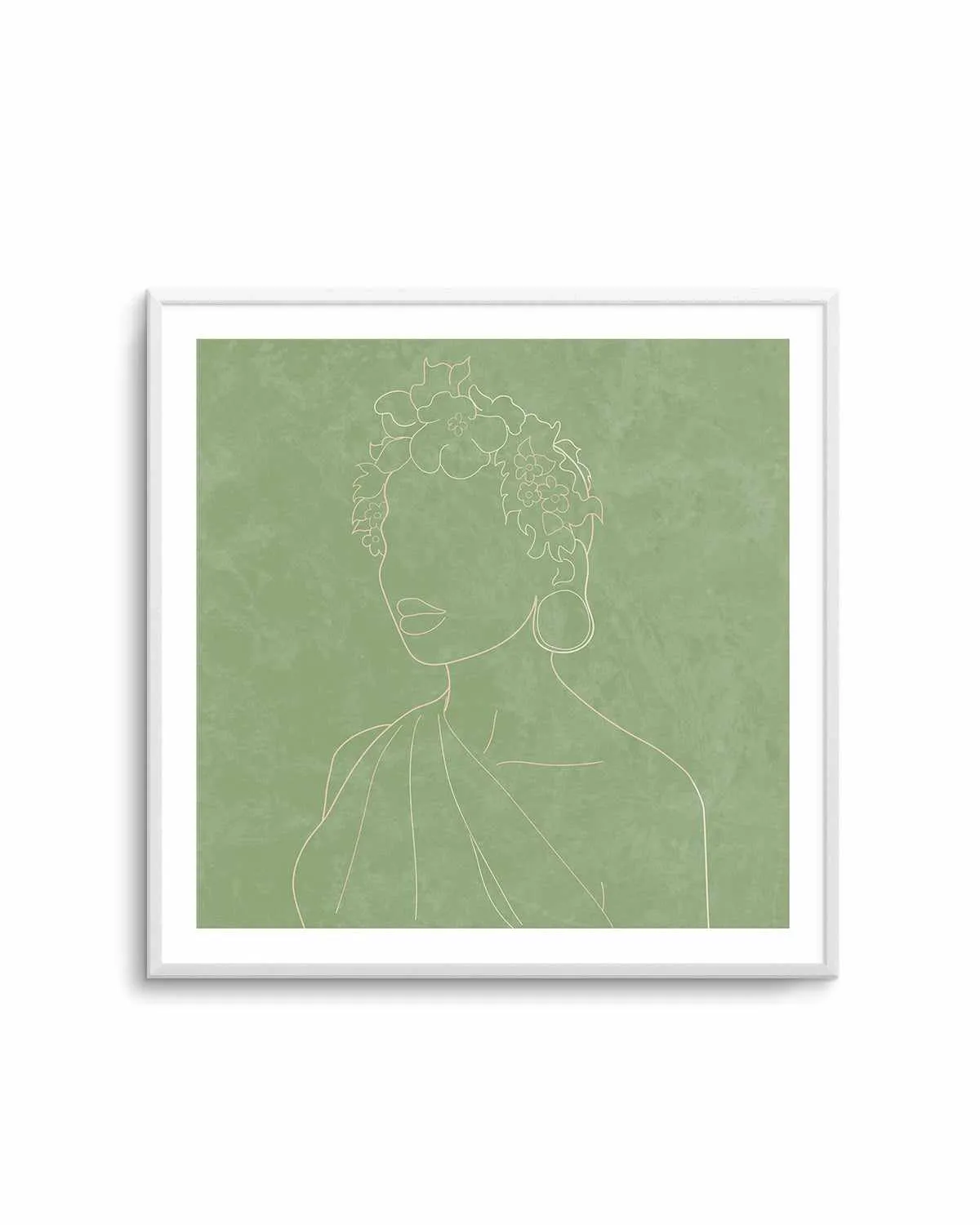 Africa Live Collection Green II Art Print
