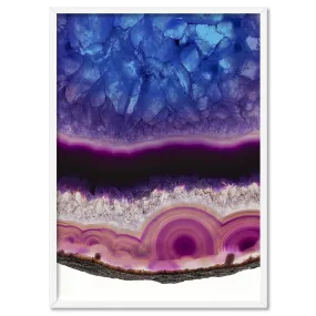 Agate Slice Geode Multicolour - Art Print
