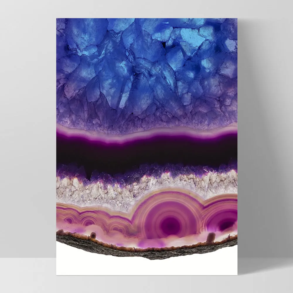 Agate Slice Geode Multicolour - Art Print