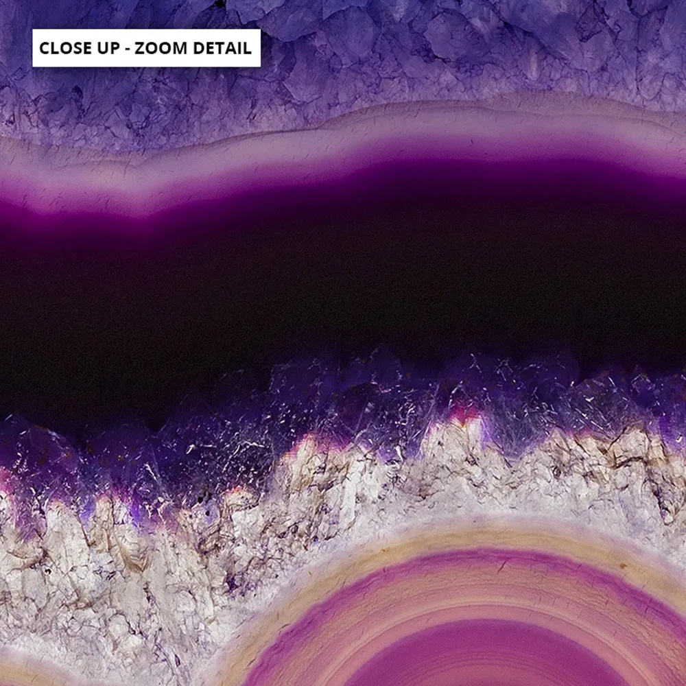 Agate Slice Geode Multicolour - Art Print