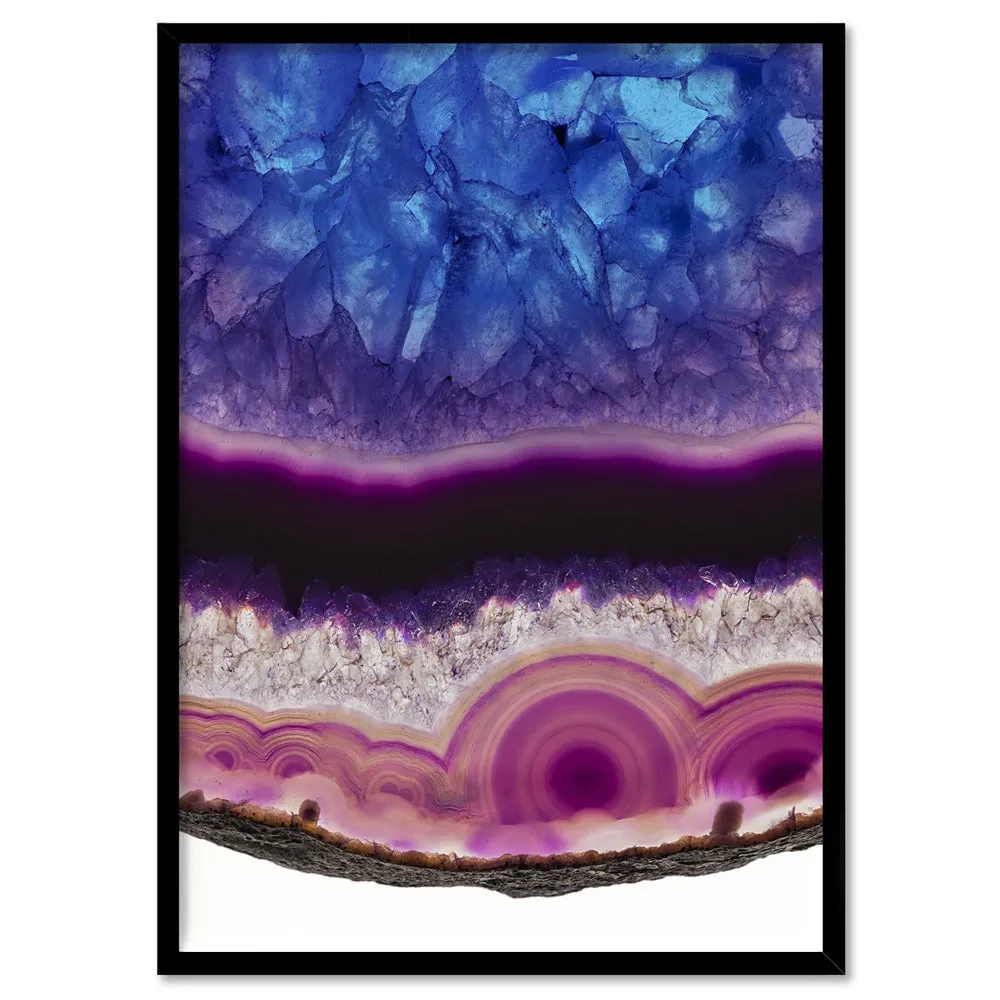 Agate Slice Geode Multicolour - Art Print