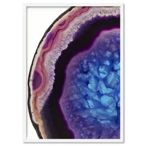Agate Slice Geode Multicolour I - Art Print