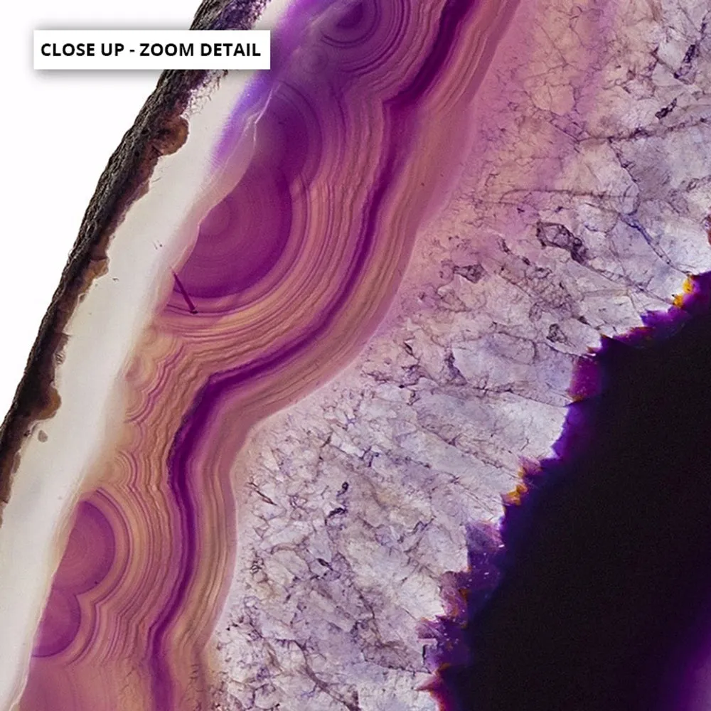 Agate Slice Geode Multicolour I - Art Print