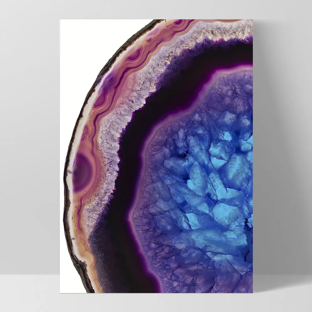 Agate Slice Geode Multicolour I - Art Print